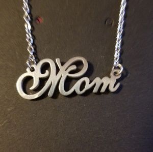 Stainless steel Mom necklace
